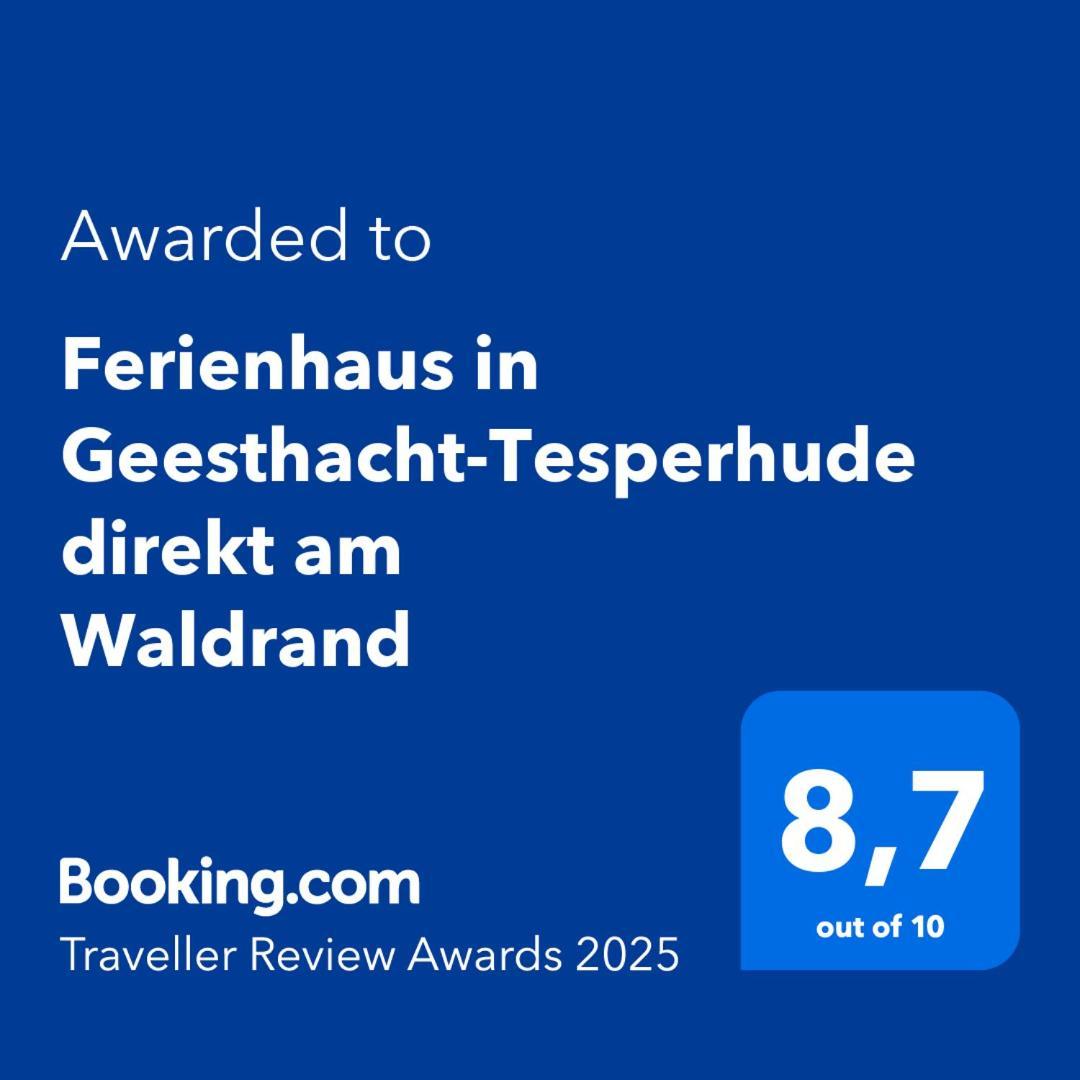 Ferienhaus In Geesthacht-Tesperhude Direkt Am Waldrand 외부 사진